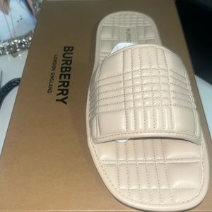 Burberry slides